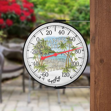 La Crosse Technology "Changes in Latitudes" Margaritaville 5” Bracket Dial Thermometer