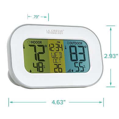 La Crosse Technology 308-148 Wireless Temperature Station with Tri-Color LCD