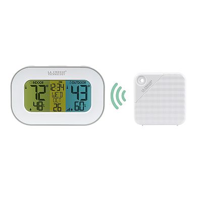 La Crosse Technology 308-148 Wireless Temperature Station with Tri-Color LCD