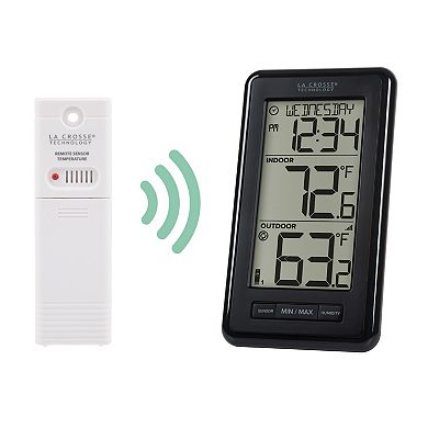 La Crosse Technology Wireless Digital Thermometer with Indoor Humidity