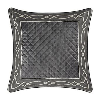 Five Queens Court Darwin Charcoal Euro Sham
