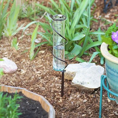 La Crosse Technology Spiral Garden Rain Gauge