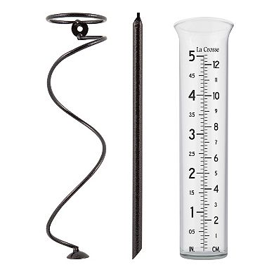 La Crosse Technology Spiral Garden Rain Gauge