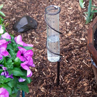 La Crosse Technology Spiral Garden Rain Gauge