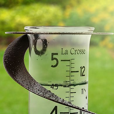 Monitor rainfall in your garden with this La Crosse Technology Helix Spiral Rain Gauge.