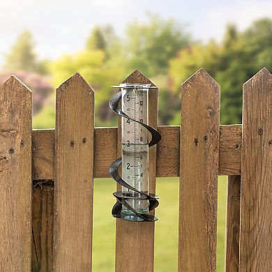 Monitor rainfall in your garden with this La Crosse Technology Helix Spiral Rain Gauge.