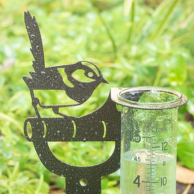 La Crosse Technology Bird & Shovel Garden Rain Gauge