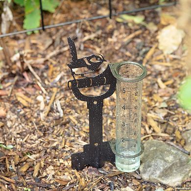 La Crosse Technology Bird & Shovel Garden Rain Gauge