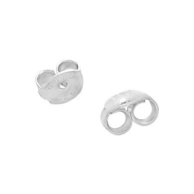 PRIMROSE Sterling Silver 5 Pair Replacement Butterfly Earring Backs
