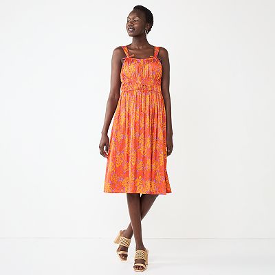 smocked dress womens Venus Smocked Dress at Modern Citizen main image 1