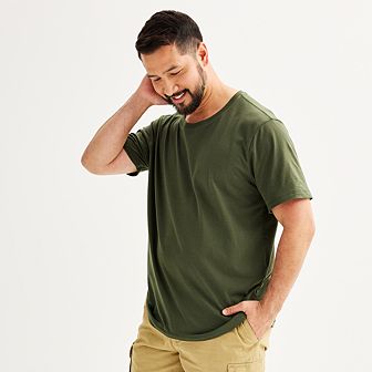 Big & Tall Sonoma Goods For Life® Short Sleeve Crewneck T-Shirt