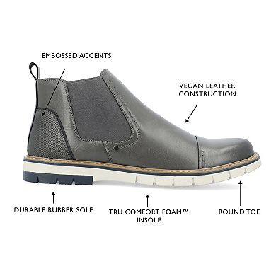 Vance Co. Waylon Men's Pull-On Chelsea Boots