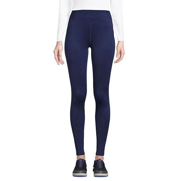 Petite Lands' End Active Fleece-Lined Leggings