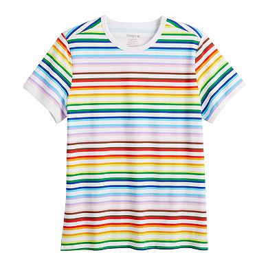 Adult TomboyX Short Sleeve Ringer Tee Short Sleeve