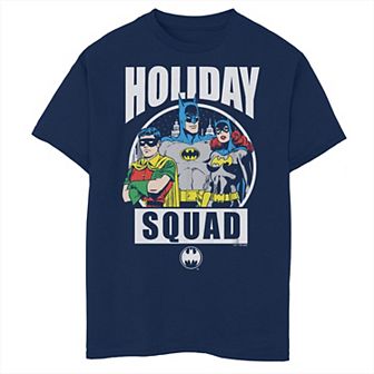 Boys 8-20 DC Comics Batman Holidays Heroes Squad Robin Graphic Tee