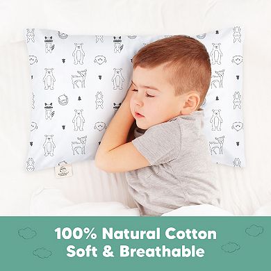 Keababies Toddler Pillowcase For 13x18 Pillow, Organic Toddler Pillow Case, Travel Pillow Case Cover
