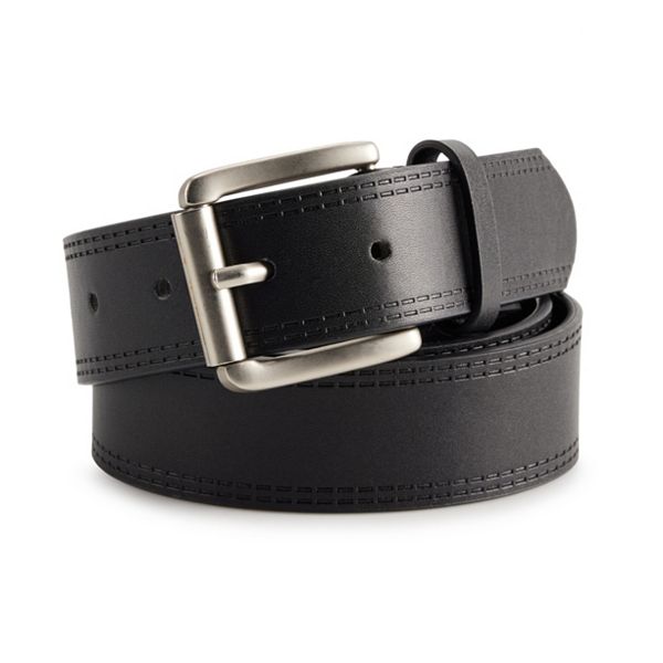 Men's Sonoma Goods For Life® Double Needled Embossed Edge Stretch Belt