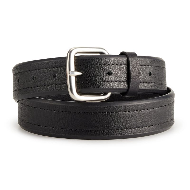 Mens Sonoma Goods For Life Bevel Edge Harness Belt, Size: Small, Black