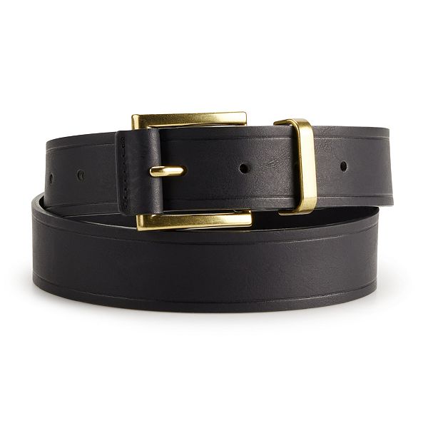 Men's Sonoma Goods For Life® Gold Tone Harness Buckle Belt