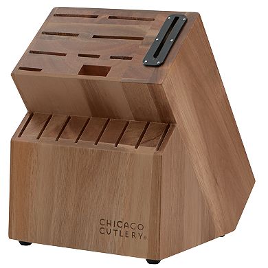 Chicago Cutlery Insignia 18-pc. Guided Grip Knife Block Set with Built-In Sharpener