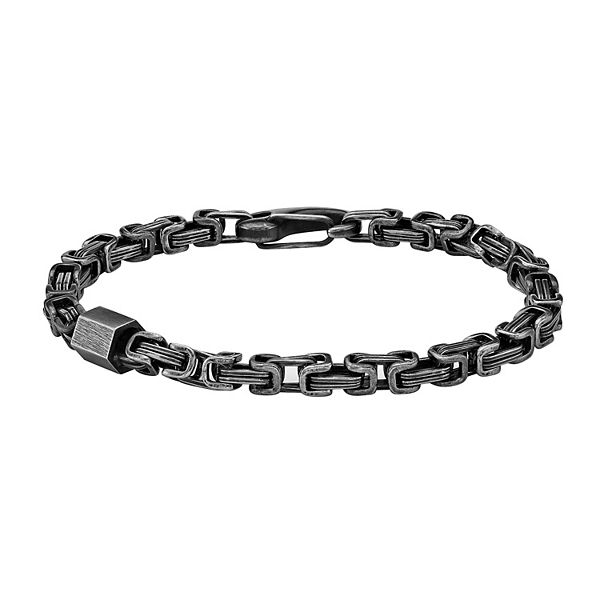 Box Chain Bracelet — Men's Steel Bracelet