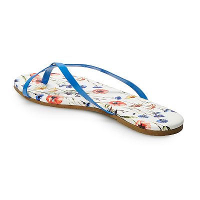 Kohls lauren conrad flip flops online