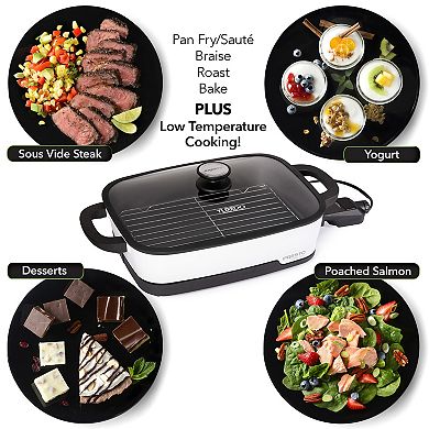 Presto Precise 16-in. Tuxedo Digital Precision Skillet Multi-Cooker