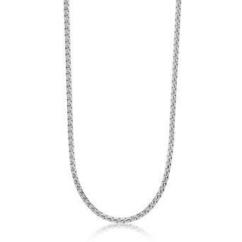 Men's LYNX Stainless Steel 20 Inch Twist Chain Necklace