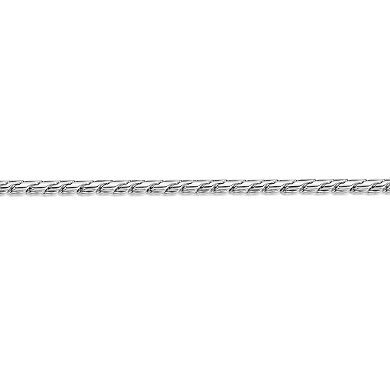 Men's LYNX Stainless Steel 20 Inch Twist Chain Necklace