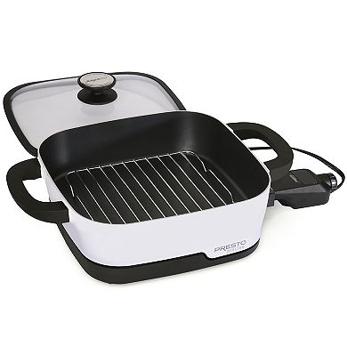 Presto Precise 12-in. Tuxedo Digital Precision Skillet Multi-Cooker