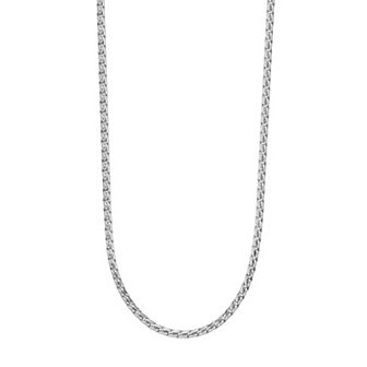 Men's LYNX Stainless Steel 24 Inch Twist Chain Necklace