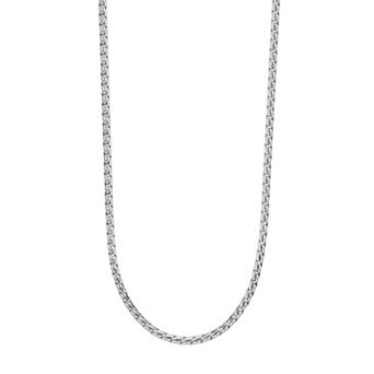 Men's LYNX Stainless Steel 24 Inch Twist Chain Necklace