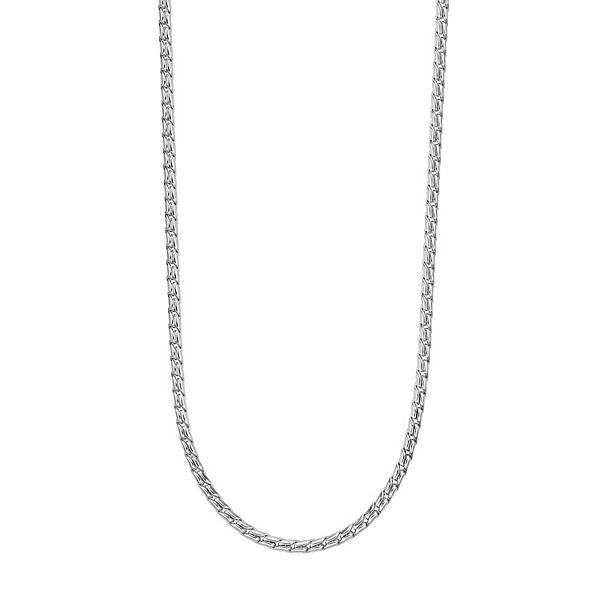Men's LYNX Stainless Steel 24 Inch Twist Chain Necklace