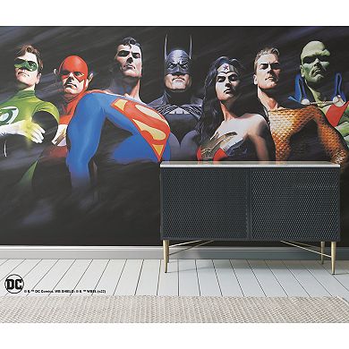DC Comics Justice League Peel & Stick Wall Mural by RoomMates