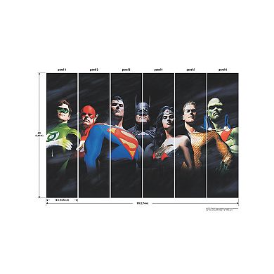 DC Comics Justice League Peel & Stick Wall Mural by RoomMates