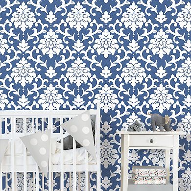 RoomMates Damask Peel & Stick Wallpaper