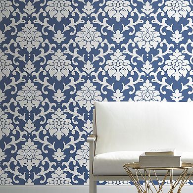 RoomMates Damask Peel & Stick Wallpaper