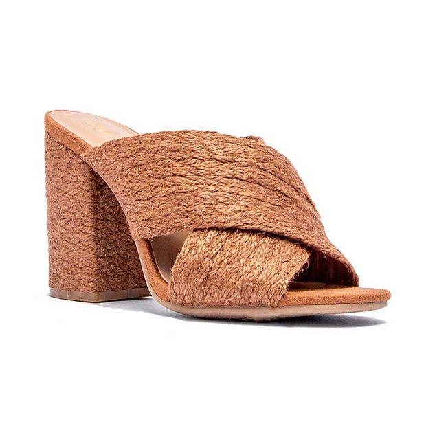 Qupid on sale woven mules