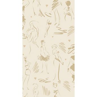 RoomMates Glamour Peel & Stick Wallpaper