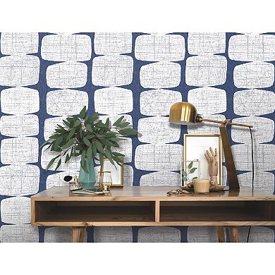 RoomMates Mid-Century Beads Peel & Stick Wallpaper