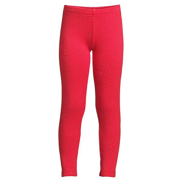 Girls 816 Plus Size Lands' End Fleece Lined Leggings