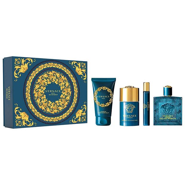 Versace cologne gift discount set with bag