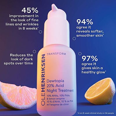 OLEHENRIKSEN Dewtopia 20% PHA/AHA Retexturizing Night Serum