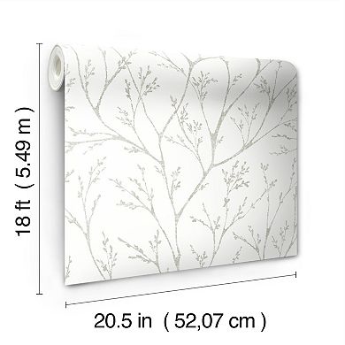 RoomMates Tree Branches Peel & Stick Wallpaper