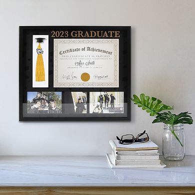 2023 Graduate Diploma & Tassel Collage Frame Wall Decor