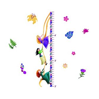 RoomMates Disney Princesses Growth Chart Peel & Stick Wall Decals