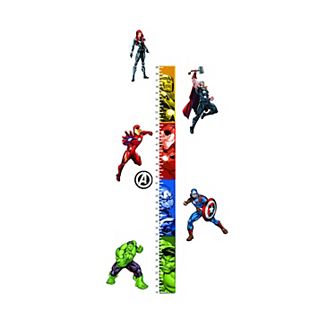 RoomMates Marvel Avengers Growth Chart Peel & Stick Wall Decals