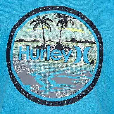 Boys 4-7 Hurley Doodle Paradise Tee & Board Shorts Set