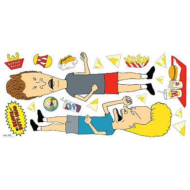 RoomMates Beavis & Butthead Peel & Stick Wall Decals
