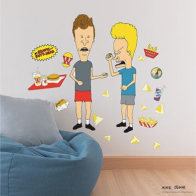 RoomMates Beavis & Butthead Peel & Stick Wall Decals